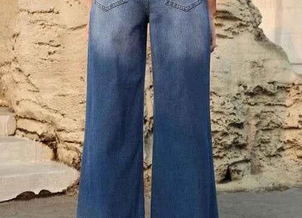 Women's Premium Washed Denim Flare Leg Jeans for Spring & Summer