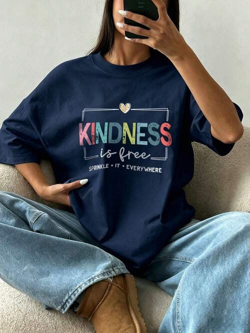 Women's Premium Inspirational Slogan Print T-Shirt