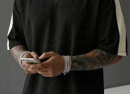 Men's Premium Casual Short Sleeve Crew Neck T-Shirt Black