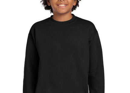 Gildan Youth Heavy Blend Crewneck Sweatshirt 18000B Black
