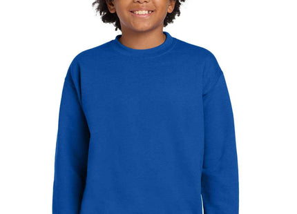 Gildan Youth Heavy Blend Crewneck Sweatshirt 18000B Royal