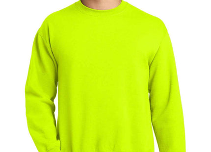 Gildan Heavy Blend Crewneck Sweatshirt 18000 Safety Green