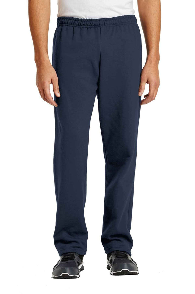 Gildan Heavy Blend Open Bottom Sweatpant 18400 Navy