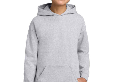 Gildan Youth Heavy Blend Hooded Sweatshirt 18500B Ash Grey