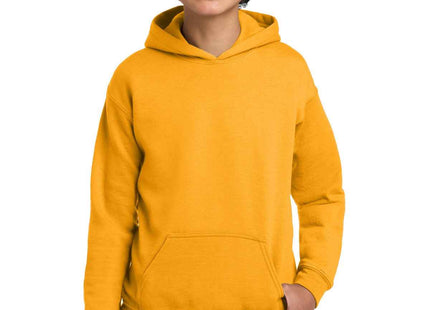 Gildan Youth Heavy Blend Hooded Sweatshirt 18500B Gold