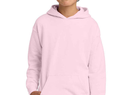 Gildan Youth Heavy Blend Hooded Sweatshirt 18500B Light Pink