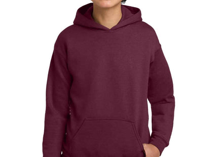 Gildan Youth Heavy Blend Hooded Sweatshirt 18500B Maroon