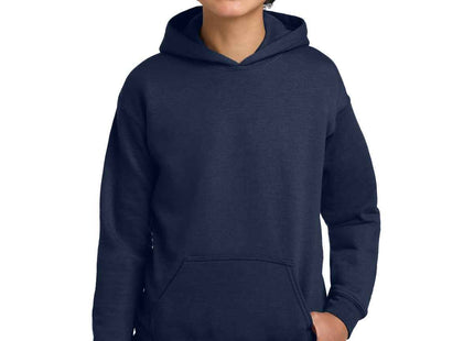 Gildan Youth Heavy Blend Hooded Sweatshirt 18500B Navy