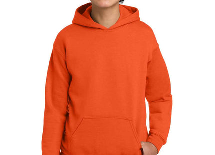 Gildan Youth Heavy Blend Hooded Sweatshirt 18500B Orange