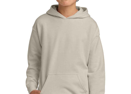 Gildan Youth Heavy Blend Hooded Sweatshirt 18500B Sand