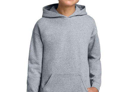 Gildan Youth Heavy Blend Hooded Sweatshirt 18500B Sport Grey