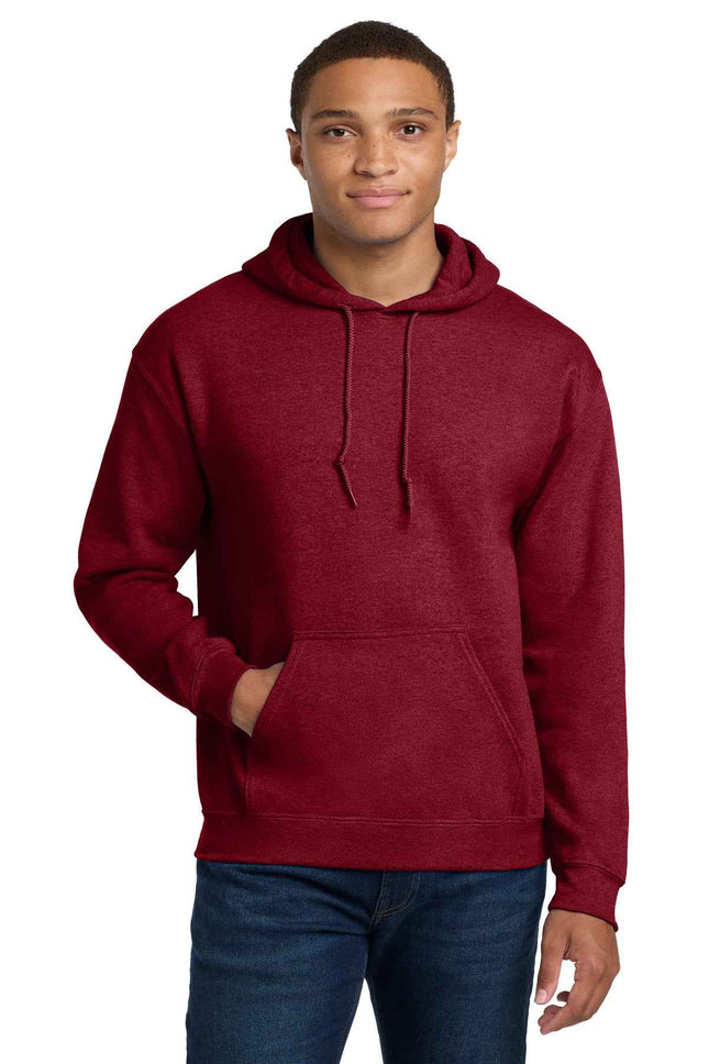Gildan Heavy Blend Hooded Sweatshirt 18500 Antique Cherry Red