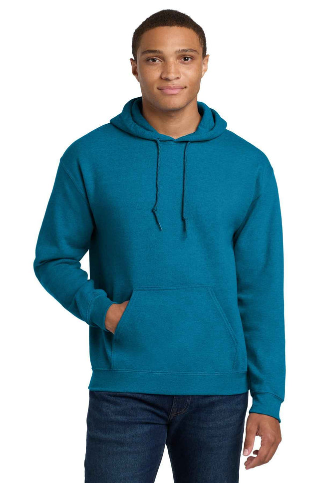 Gildan Heavy Blend Hooded Sweatshirt 18500 Antique Sapphire