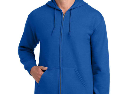 Gildan Heavy Blend FullZip Hooded Sweatshirt 18600 Royal