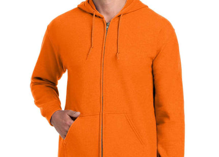 Gildan Heavy Blend FullZip Hooded Sweatshirt 18600 S. Orange