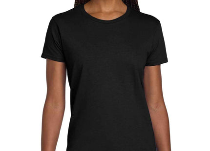 Gildan Women's Ultra Cotton 100% US Cotton T Shirt 2000L Black