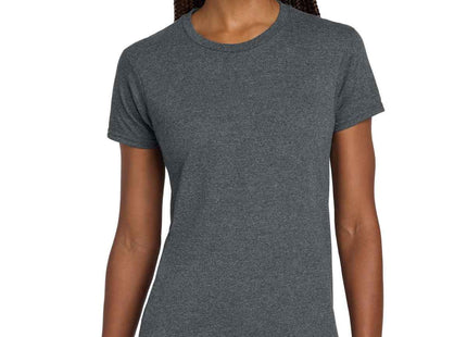 Gildan Women's Ultra Cotton 100% US Cotton T Shirt 2000L Dark Heather