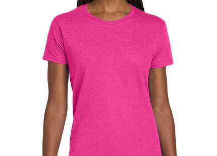 Gildan Women's Ultra Cotton 100% US Cotton T Shirt 2000L Heliconia