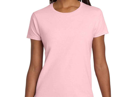 Gildan Women's Ultra Cotton 100% US Cotton T Shirt 2000L Light Pink