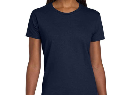 Gildan Women's Ultra Cotton 100% US Cotton T Shirt 2000L Navy