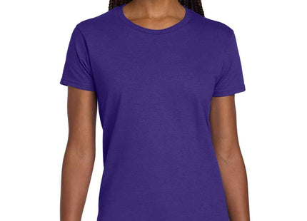 Gildan Women's Ultra Cotton 100% US Cotton T Shirt 2000L Purple