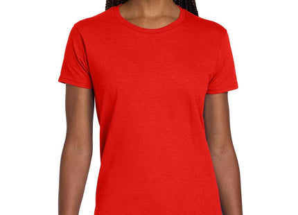 Gildan Women's Ultra Cotton 100% US Cotton T Shirt 2000L Red