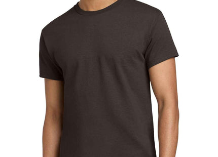 Gildan Ultra Cotton 100% US Cotton T Shirt 2000 Dark Chocolate