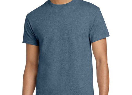 Gildan Ultra Cotton 100% US Cotton T Shirt 2000 Heathered Indigo