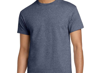 Gildan Ultra Cotton 100% US Cotton T Shirt 2000 Heathered Navy