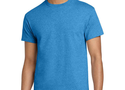 Gildan Ultra Cotton 100% US Cotton T Shirt 2000 Heathered Sapphire