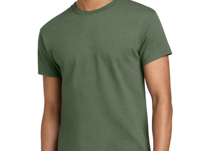 Gildan Ultra Cotton 100% US Cotton T Shirt 2000 Military Green