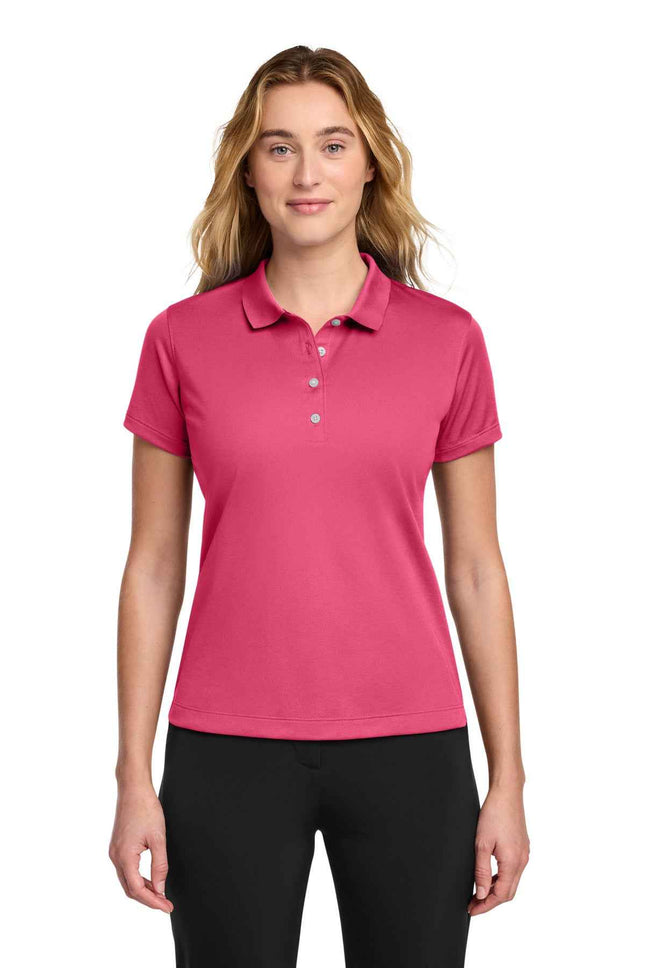 Nike Women's Tech Basic DriFIT Polo 203697 Flamingo