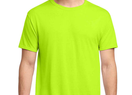 Jerzees DriPower 100% Polyester T Shirt 21M Safety Green