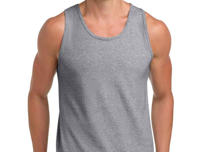 Gildan Ultra Cotton 100% US Cotton Tank Top 2200 Sport Grey S