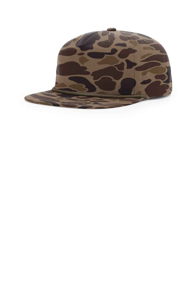 Richardson Printed Umpqua Gramps Cap 256P Bark Duck Camo Brown OSFA