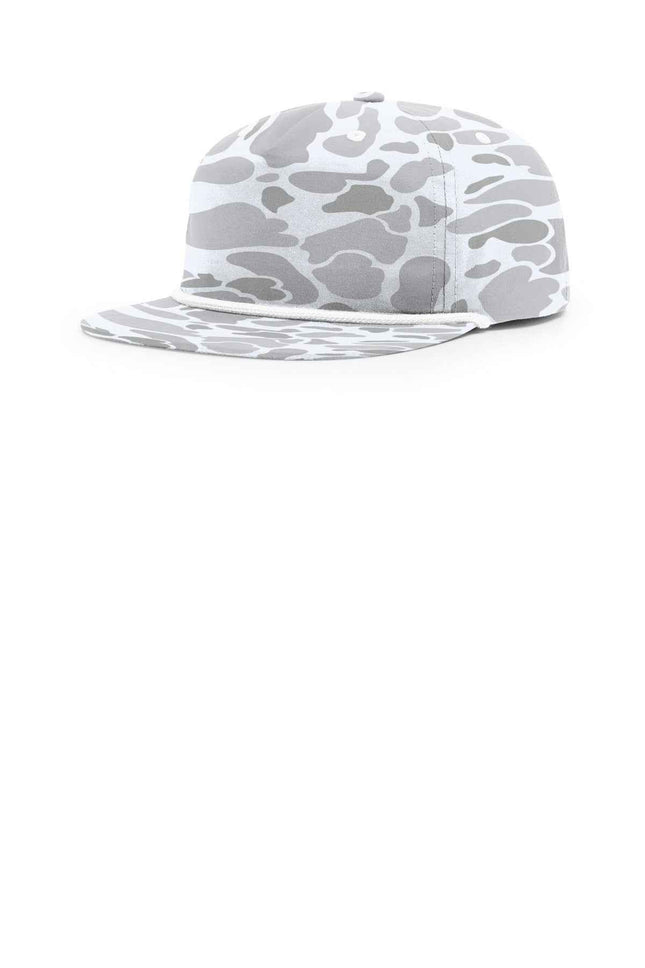 Richardson Printed Umpqua Gramps Cap 256P Blizzard Duck Camo White OSFA