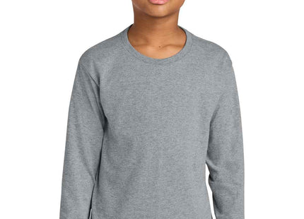 Jerzees Youth DriPower 50/50 Cotton/Poly Long Sleeve 29BL Athletic Heather