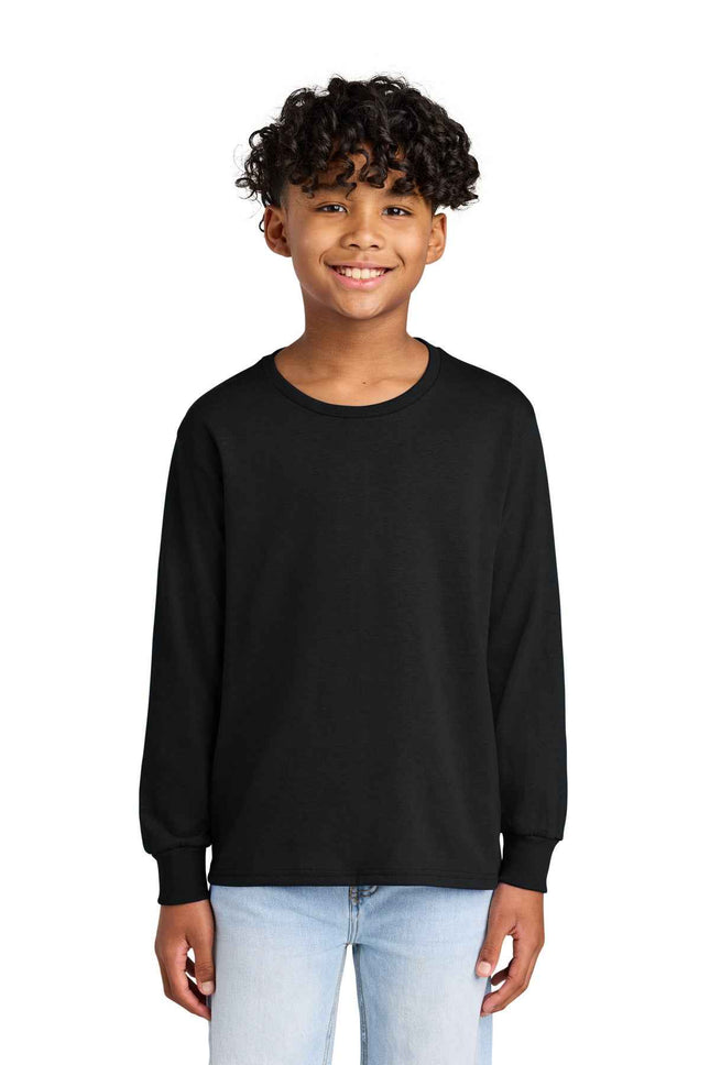 Jerzees Youth DriPower 50/50 Cotton/Poly Long Sleeve 29BL Black