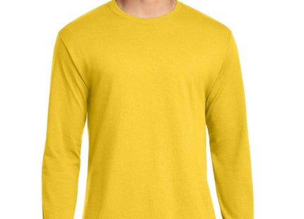 Jerzees DriPower 50/50 Cotton/Poly Long Sleeve T Shirt 29LS Island Yellow