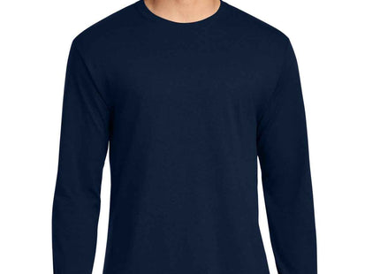 Jerzees DriPower 50/50 Cotton/Poly Long Sleeve T Shirt 29LS J. Navy