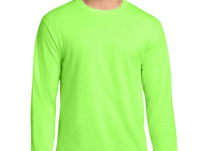 Jerzees DriPower 50/50 Cotton/Poly Long Sleeve T Shirt 29LS Neon Green