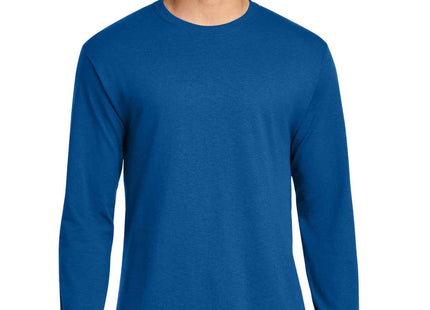 Jerzees DriPower 50/50 Cotton/Poly Long Sleeve T Shirt 29LS Royal