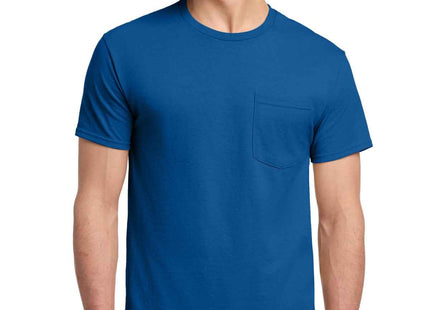 Jerzees DriPower 50/50 Cotton/Poly Pocket T Shirt 29MP Royal