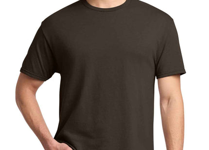 Jerzees DriPower 50/50 Cotton/Poly T Shirt 29M Chocolate