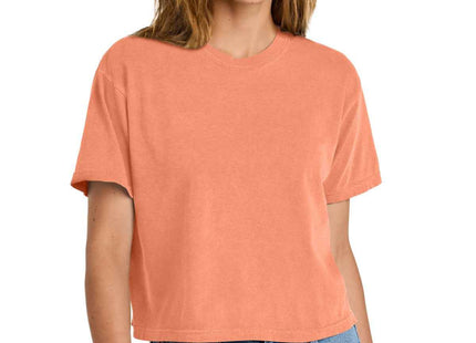 Comfort Colors Women's Heavyweight Boxy Tee 3023CL Neon Cantaloupe