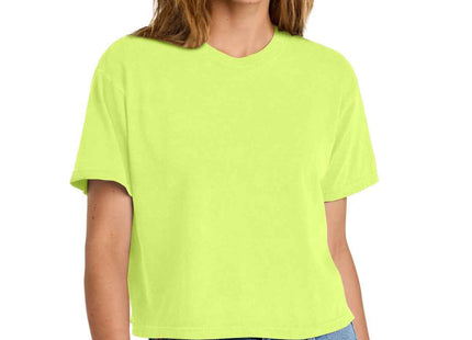 Comfort Colors Women's Heavyweight Boxy Tee 3023CL Neon Lemon