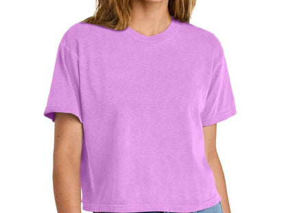 Comfort Colors Women's Heavyweight Boxy Tee 3023CL Neon Violet