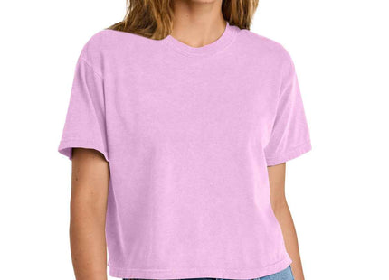 Comfort Colors Women's Heavyweight Boxy Tee 3023CL Rose Quartz 2XL