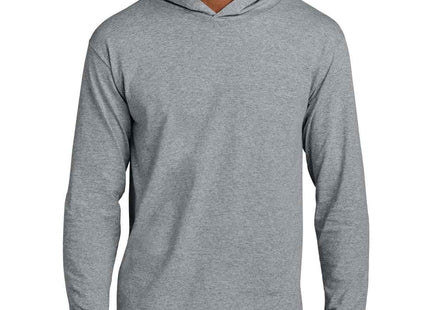 Jerzees Classics Unisex Cotton Long Sleeve Hooded T Shirt 363LH Athletic Heather