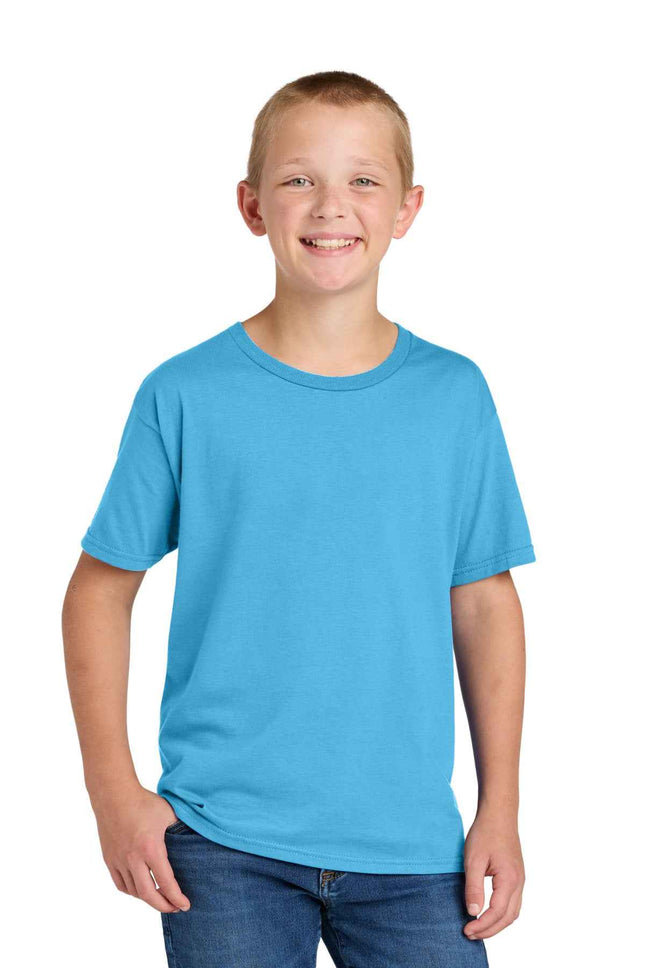 Jerzees Classics Youth Cotton T Shirt 363Y Aquatic Blue